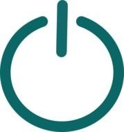 Black Power Button At Clkercom Vector Online