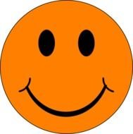 Orange Smiley Face Car Tuning