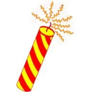 Fireworks drawing