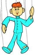 clipart of the puppet