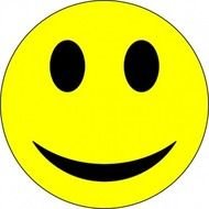 Relief smiley face clipart