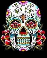 Day Of The Dead Craft Skull Designs Family Holiday