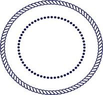 Gold Oval drawing