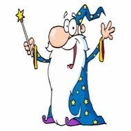 Happy Cartoon Wizard Character Acrylic Cut Outs Zazzle
