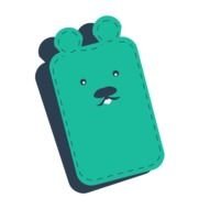 cartoon green animal