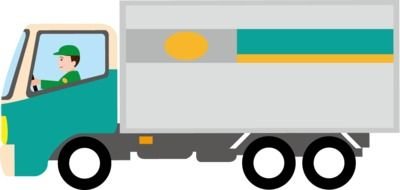 small truck as a graphic illustration