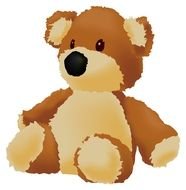 Drawing of the Teddy bear