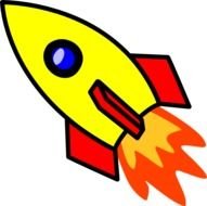 Rocket Dark Blue Window At Clkercom Vector Online