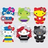 Printable Digital Pdf Png Superhero Super Cat Kid Hero N2