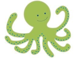 Cute Octopus Panda Free Images clipart N2