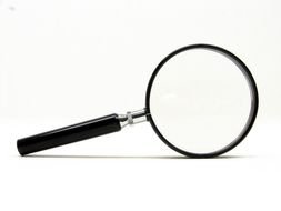 magnifying glass as a picture for clipart