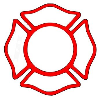 Fire Maltese Cross Best clipart