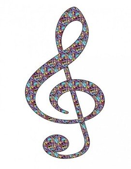 Treble Clef Nebula Right Click Image & Save