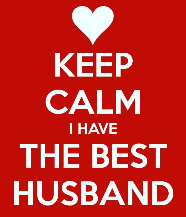 Keep Calm I Have The Best Husband And Carry On Image