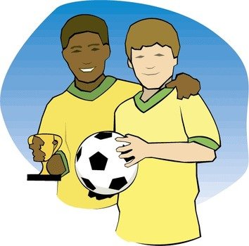Two Hearts Design Sports Youth clipart N2