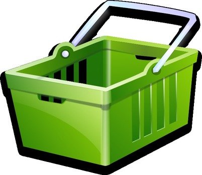 Shopping Basket At Clkercom Vector Online