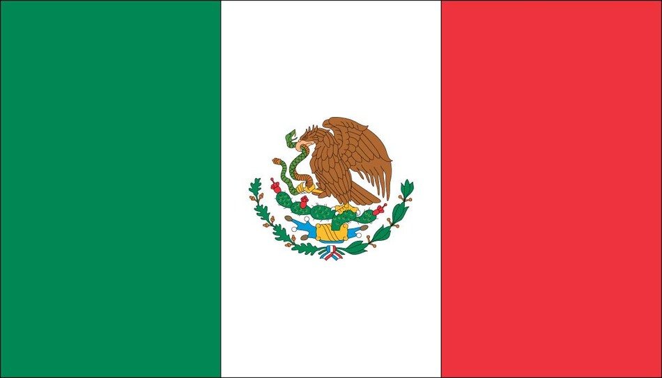 İllustration of the Mexican Flag