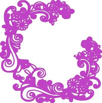 Decorative Wreath At Clkercom Vector Online