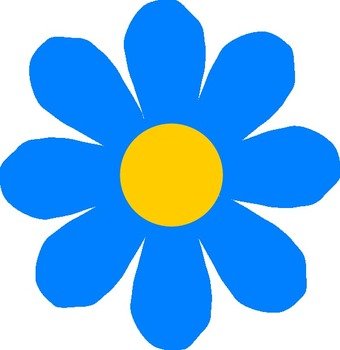 Blue Flower At Clkercom Vector Online Royalty N3