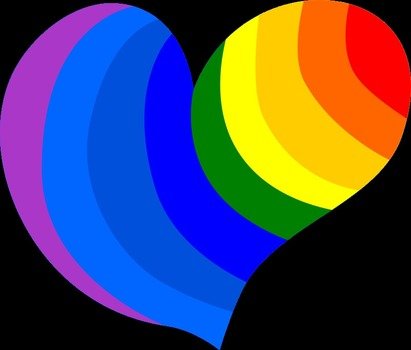 Clip Art of Colorful heart