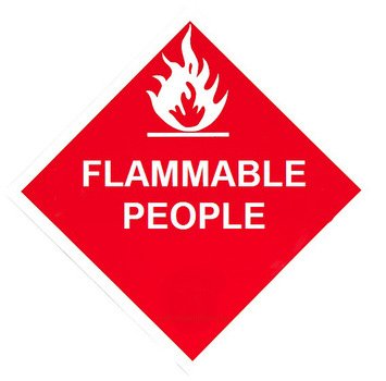 Flammable People drawing