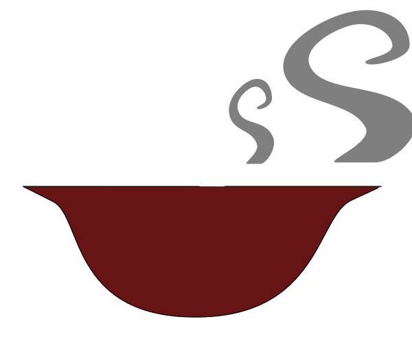 Soup Bowl With Steam Vector Online Royalty