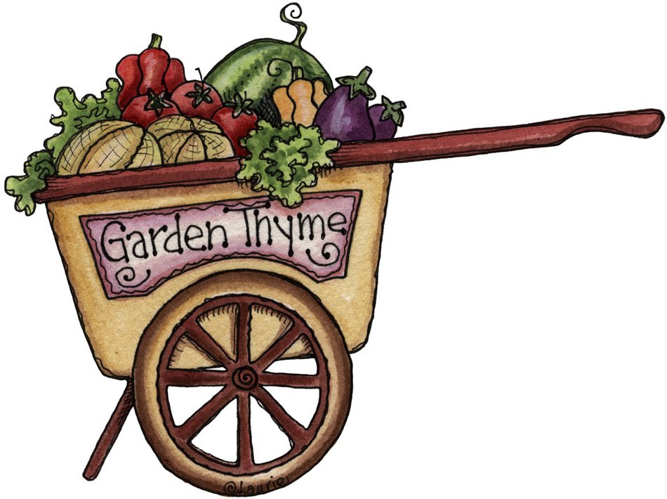 Colorful drawing of the food clipart