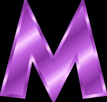 Alphabet Letter M Vector N2