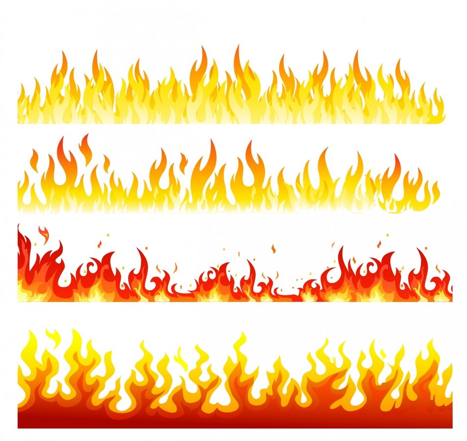 Seamless Flame drawing