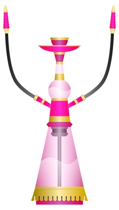 pink bottle for hookah
