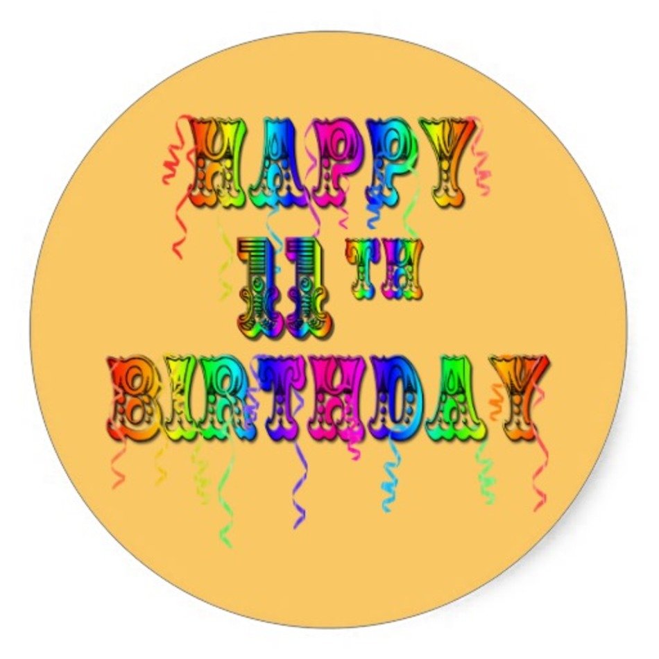 11th Birthday Balloons