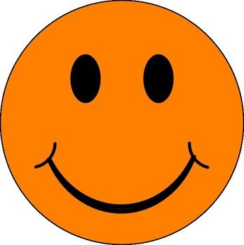 Orange Smiley Face Car Tuning