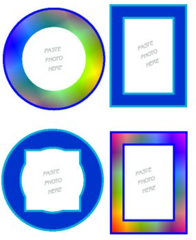 Printable Picture Frame Stickers