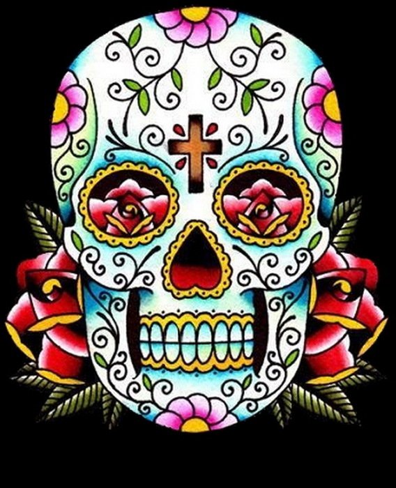 Day Of The Dead Craft Skull Designs Family Holiday