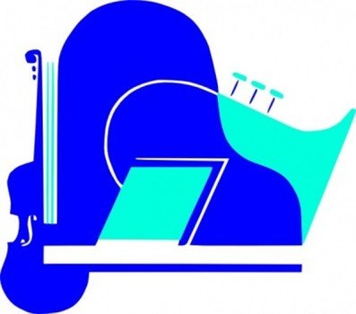 Violin Piano Saxophone Vector Free Download