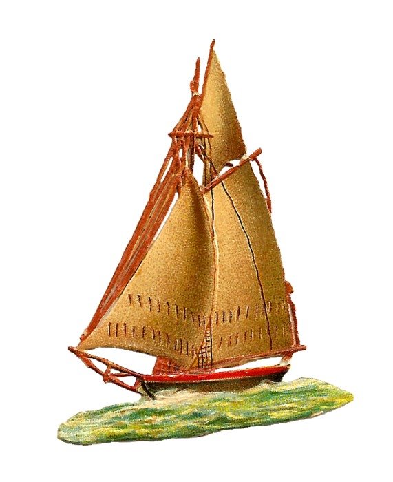 golden sailing ship