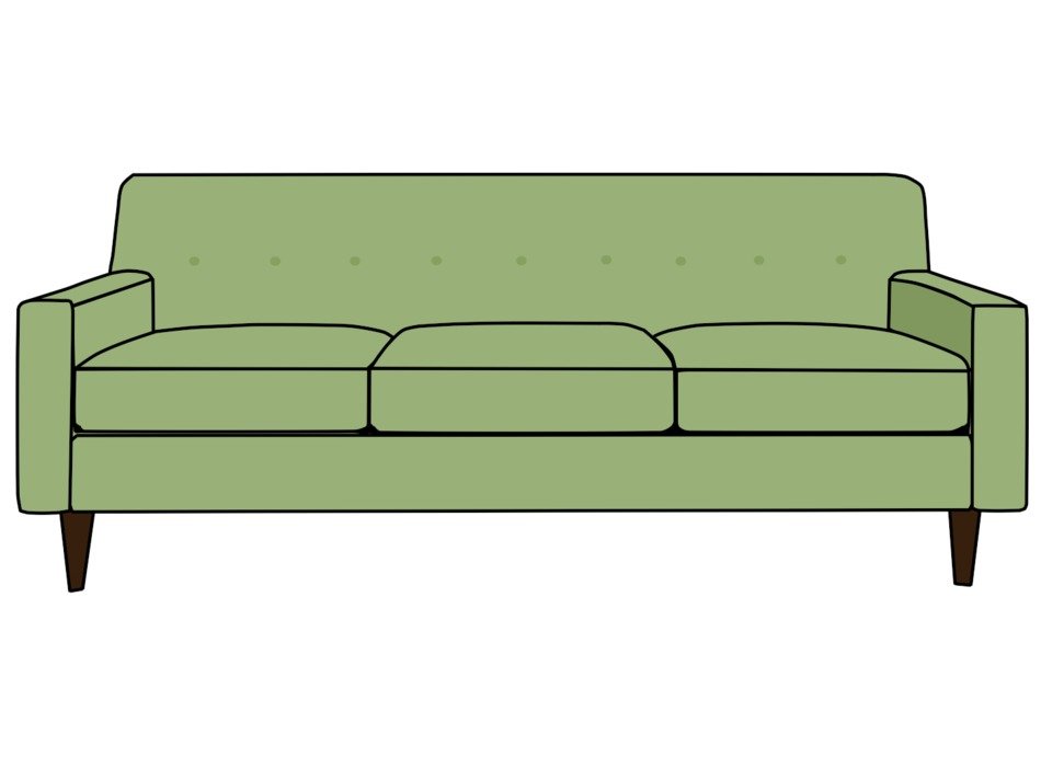 Cartoon Couch drawing