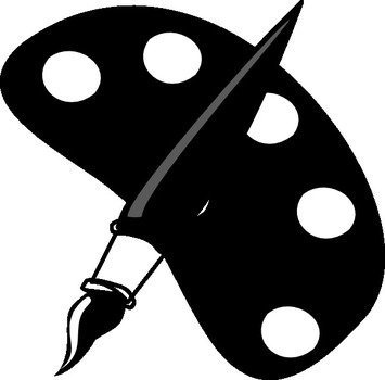 Paint Palette Black And White Panda Free N3