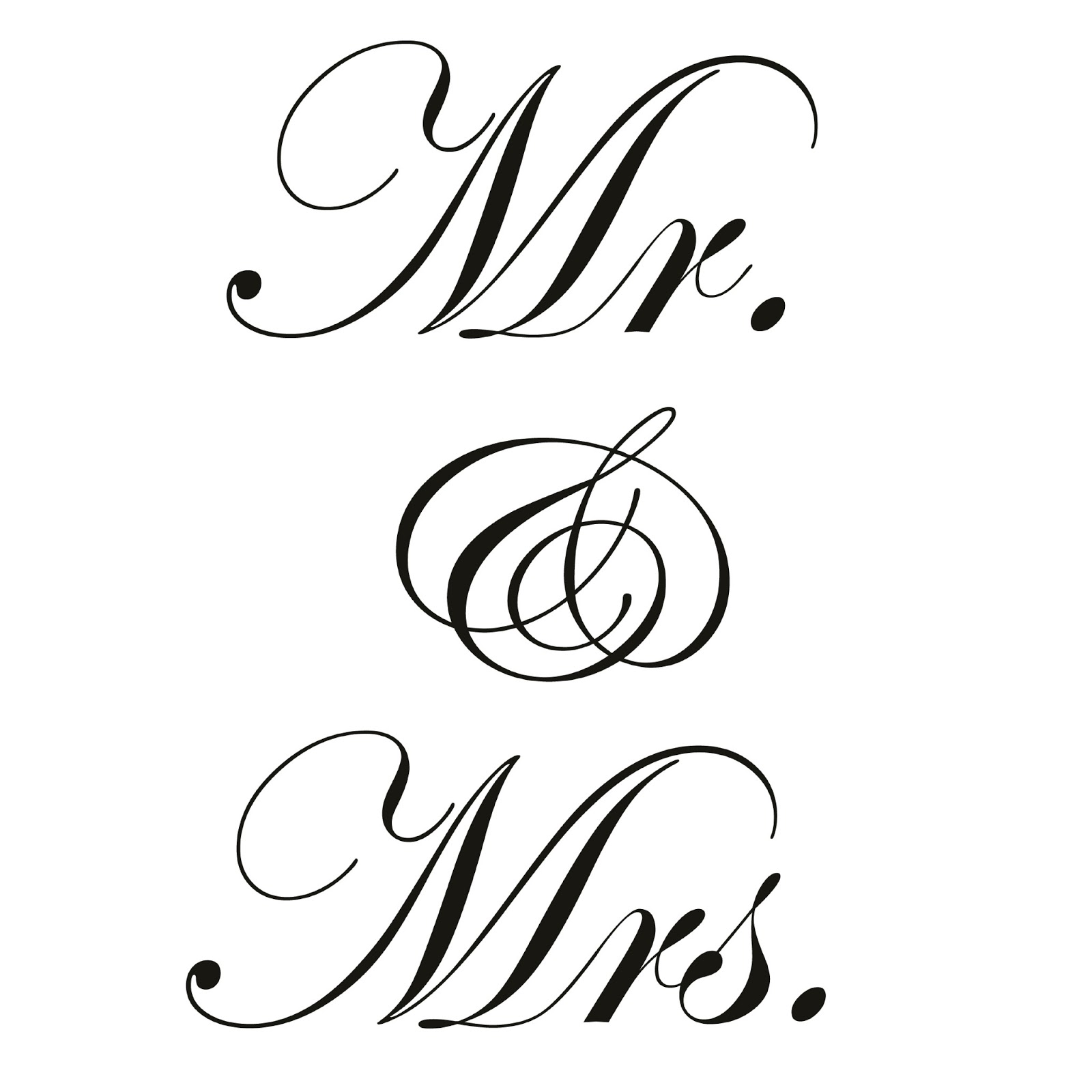 Mr and mrs drawing free image download