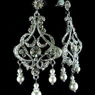 Victorian Chandelier Earrings Art Deco Wedding Jewelry Chantelle