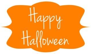 Happy halloween as a picture for clipart