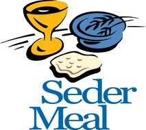 seder meal drawing