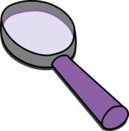 Purple Zoom Tool At Clkercom Vector Online