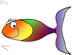 color Fish Fry drawing