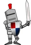 Bouclier Chevalier Combat Ritter &amp;233p&amp;233e