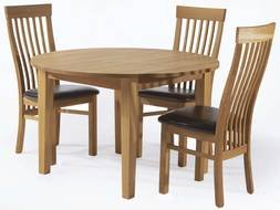 Wooden chairs and tables