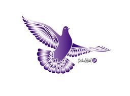 clipart of the purple dove