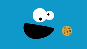 Clip art of Cookie Monster wallpaper
