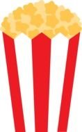 popcorn Film relax clipart