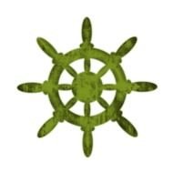 Clipart Icons Transport Travel Style Green Grunge Set